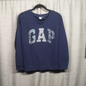 GAP Men's Navy Crewneck Sweater